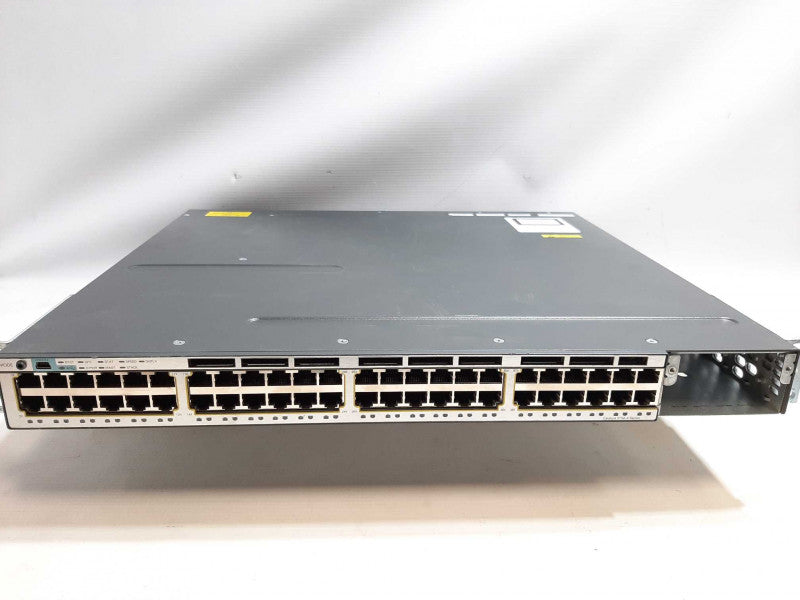 Cisco Catalyst 48-port Lan Base Layer 3 Switch WS-C3750X-48T-L 2x PSU 1100W FCTY RESET ~
