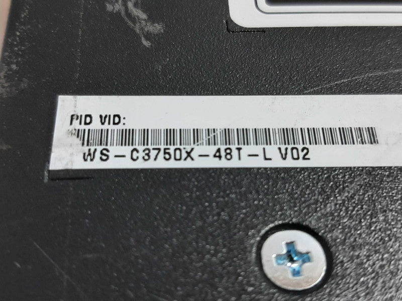 Cisco Catalyst 48-port Lan Base Layer 3 Switch WS-C3750X-48T-L 2x PSU 1100W FCTY RESET ~