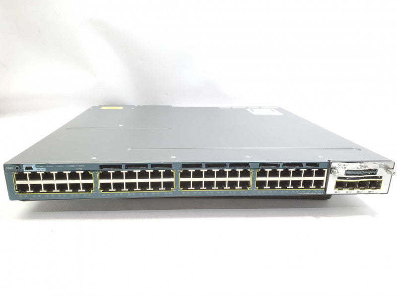 Cisco Catalyst 3560-X WS-C3560X-48PF-L V03 PoE Gigabit Switch w/ C3KX-NM-1G )