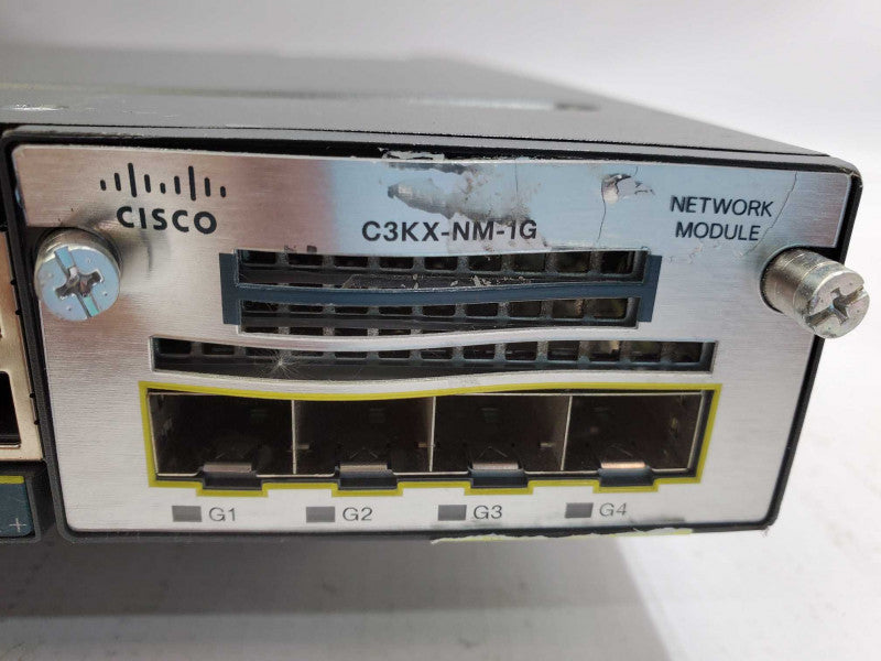 Cisco Catalyst 3560-X WS-C3560X-48PF-L V03 PoE Gigabit Switch w/ C3KX-NM-1G )