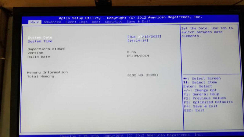 Supermicro X10SAE i7-4790 @ 3.60ghz / 8gb ram / GeForce 8400 GS 1GB #