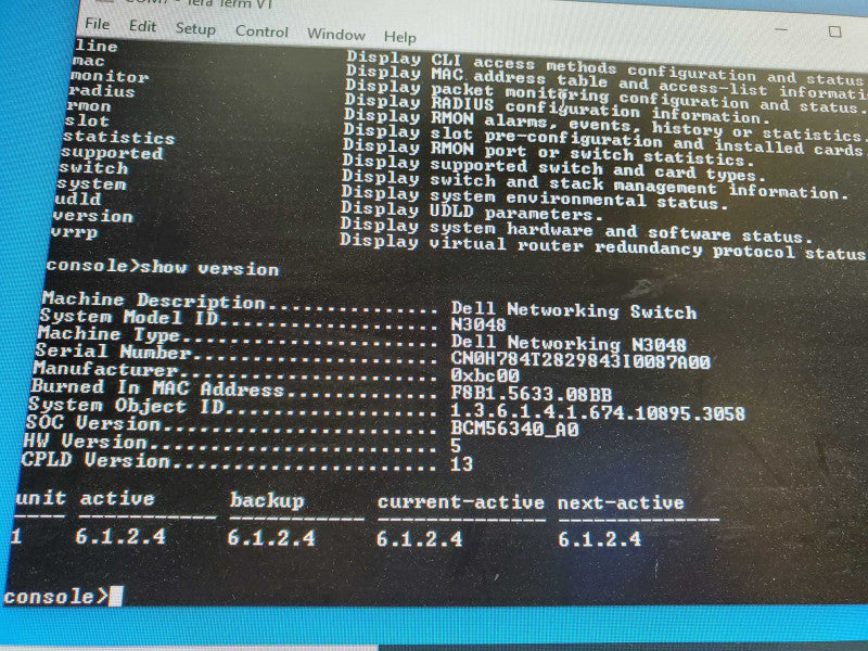Dell PowerConnect N3048 48-Port 1Gb L3 Managed Network Switch + Rack Rails )