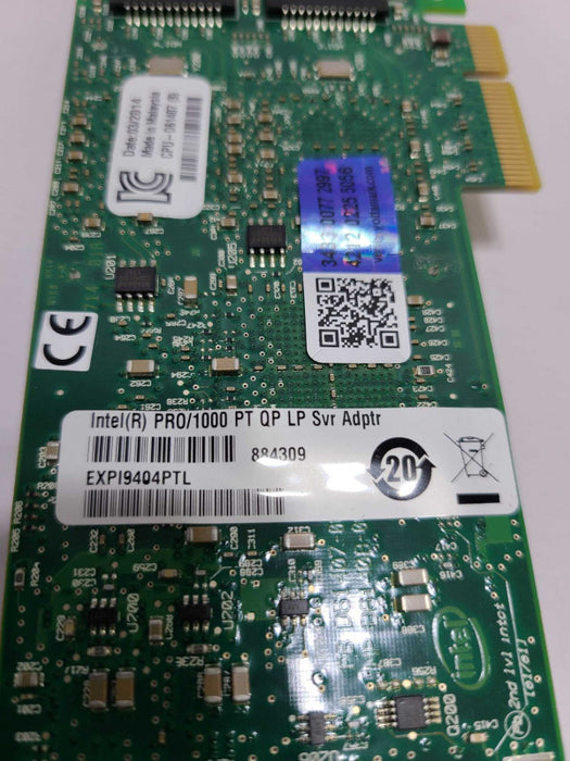 Intel Pro/1000 PT Quad Port PCI-e Gigabit Server Network Card [