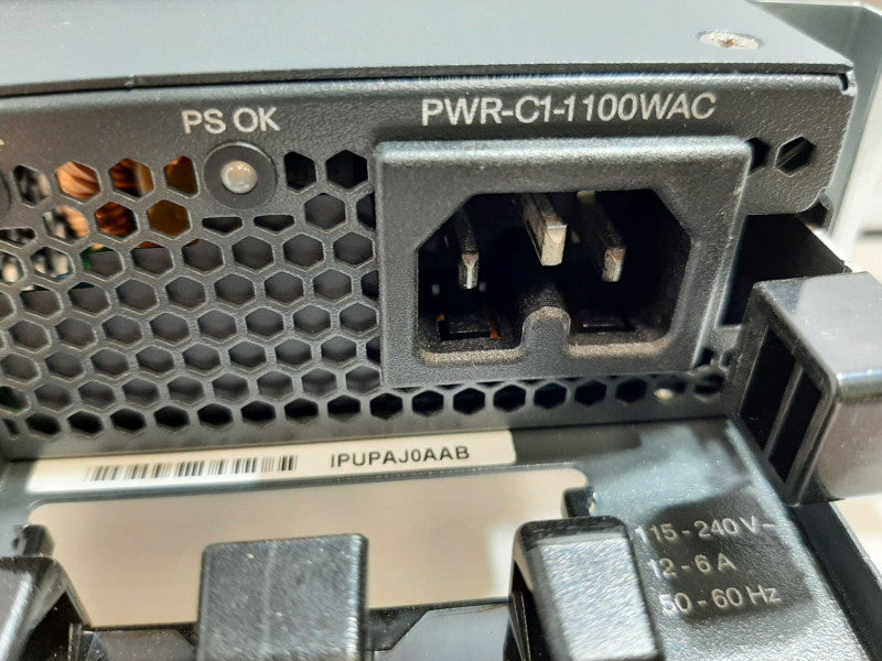 Cisco Catalyst 3850 WS-C3850-48U-S 48-Port Switch w/1100WAC PSU, FCTY RESET ~