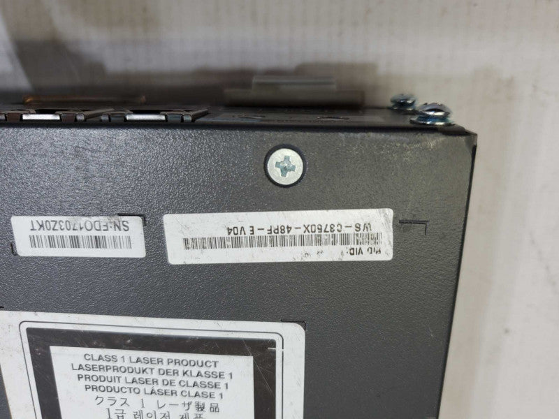Cisco Catalyst WS-C3750X-48PF-E, 48-Port Switch, 1x PSU )