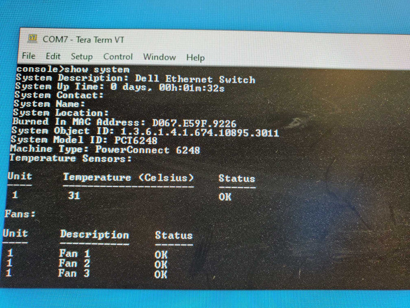Dell PowerConnect 6248 48-port Gigabit Ethernet Layer 3 Switch PoE )