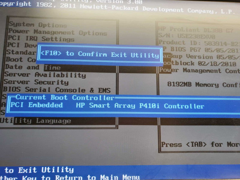 HP ProLiant DL380 G7, Xeon E5620 @ 2.4GHz, 8GB RAM, P410i 8x 2.5\\" 2x PSU )