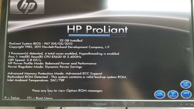 HP Proliant DL380 G7 Xeon E5620 @ 2.40ghz / 32gb ram / see notes #