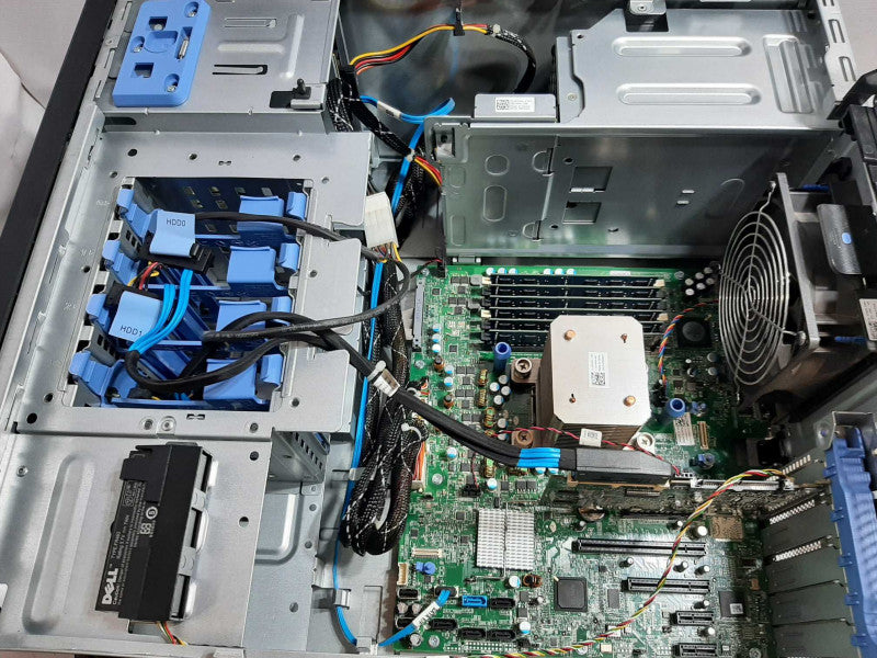 Dell Poweredge T310 1x Xeon X-3430 2.40GHz QC/12GB, PERC 6/i, NO HDDs. 2x PSUs ~