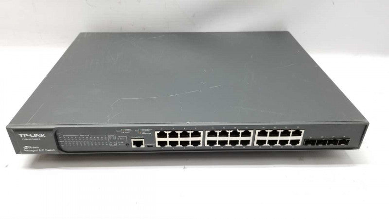 TP-Link T2600G-28MPS JetStream Managed PoE Switch / factory reset #