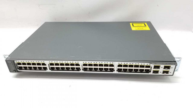 Cisco switch WS-C3750V2-48PS / V2 Series PoE / 48x port/ FACTORY RESET #