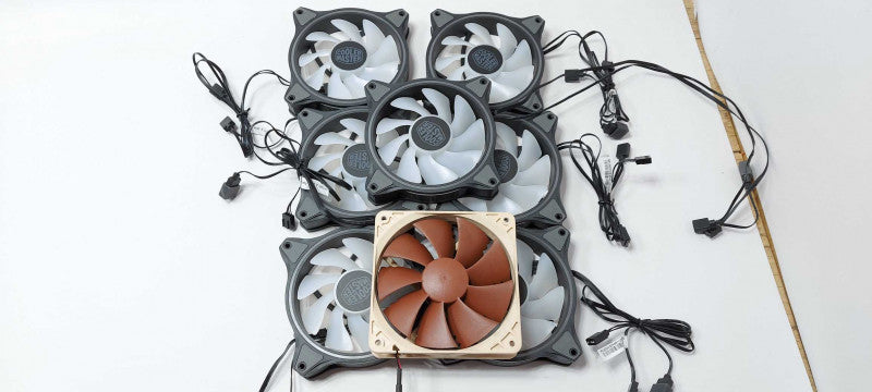 PC Cooling Kit ( 7x Cooler Master Fans, 1x Noctua fan and NHD-14 Cooler) $