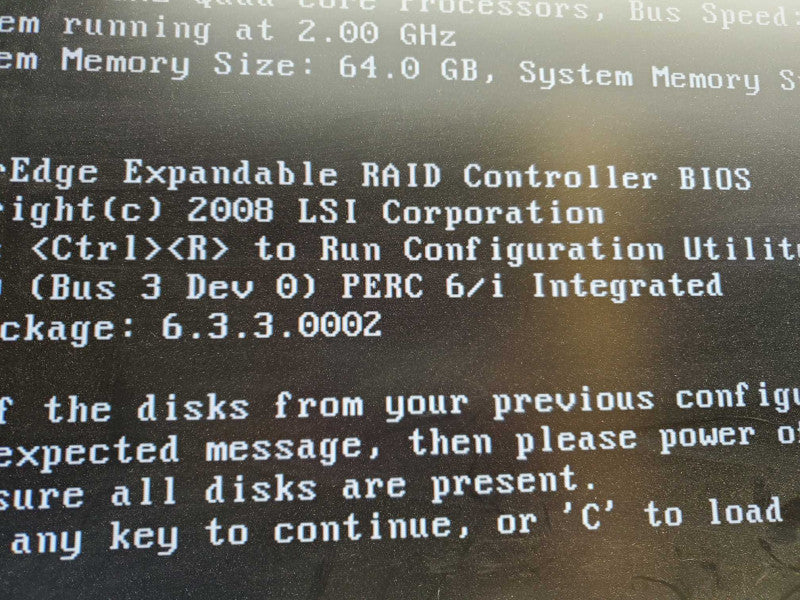 Dell PowerEdge R710, 2x Xeon E5504 @2.0GHz, 64GB RAM, PERC 6/I, 6x 3.5\\")