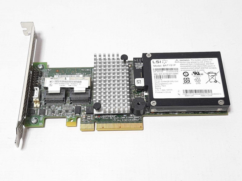 LSI Logic MR SAS 9260-8i L3-25121-84B RAID Controller Card +