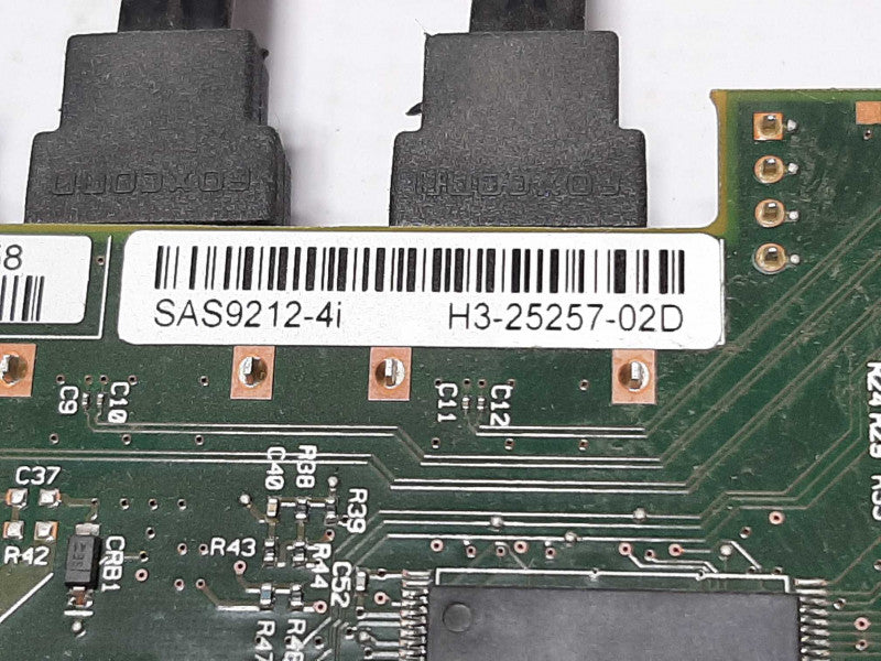 LSI SAS9212-4i SAS RAID Controller 6Gb/s 694504-001 H3-25257-02D W/ Cables +