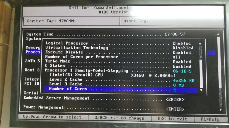 Dell poweredge T310 Xeon X3460 @ 2.80ghz / 8gb ram / no HDDs #