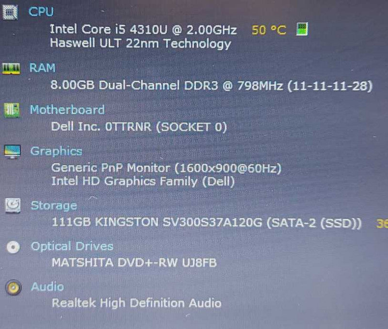Dell Latitude E5440 Webcam Laptop i5-4310U 2.0Ghz 8GB RAM 120GB SSD 14\\" $