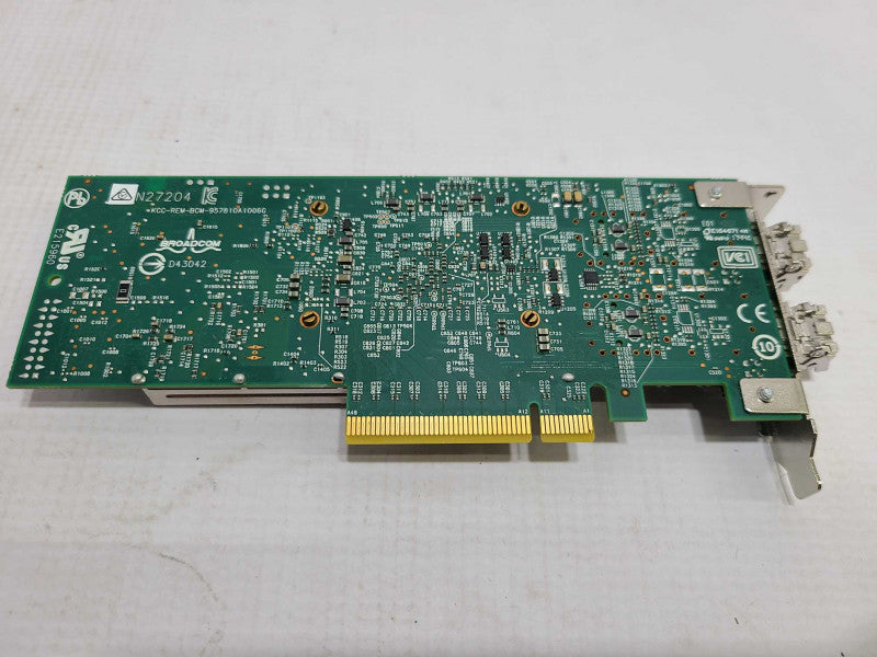 Dell 57810S - 0Y40PH-Low Profile-Dual Port 10GbE SFP + PCI-E x8 Network Card [