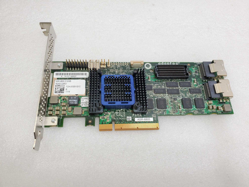 Adaptec ASR-6805 PCI-e 2.0 X8 512MB Cache SAS RAID Controller Card  )