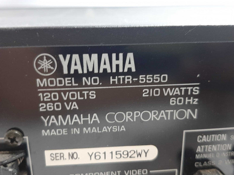 YAMAHA HTR-5550 210W Receiver Working ~