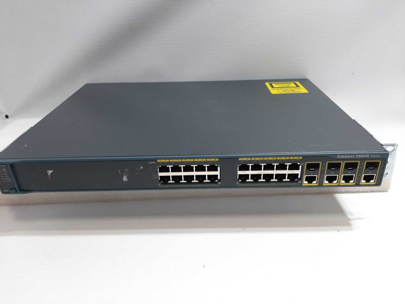 Cisco WS-C2960G-24TC-L 24 Port 2960G Gigabit Switch FACTORY RESET ~