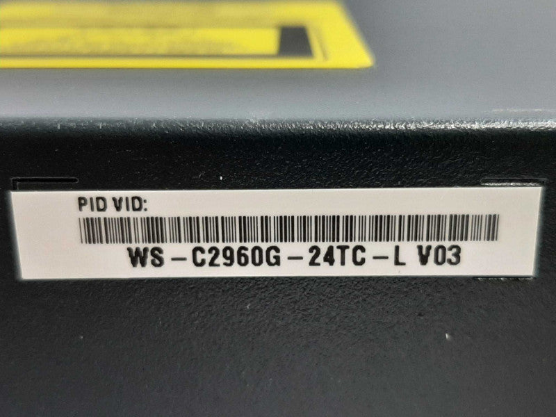 Cisco WS-C2960G-24TC-L 24 Port 2960G Gigabit Switch FACTORY RESET ~