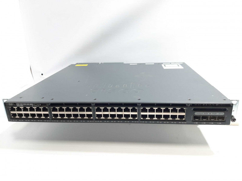 CISCO WS-C3650-48FS-S 48 Port Gigabit PoE+ Switch 1025WAC PWR FCTY RESET ~