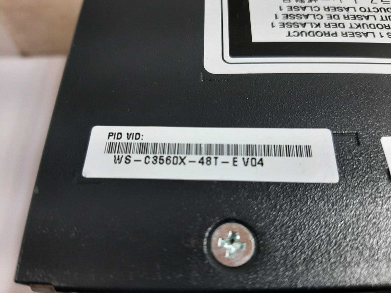 CISCO WS-C3560X-48T-E V04 48 Port PoE Switch + 2x 350W PSU FACTORY RESET ~
