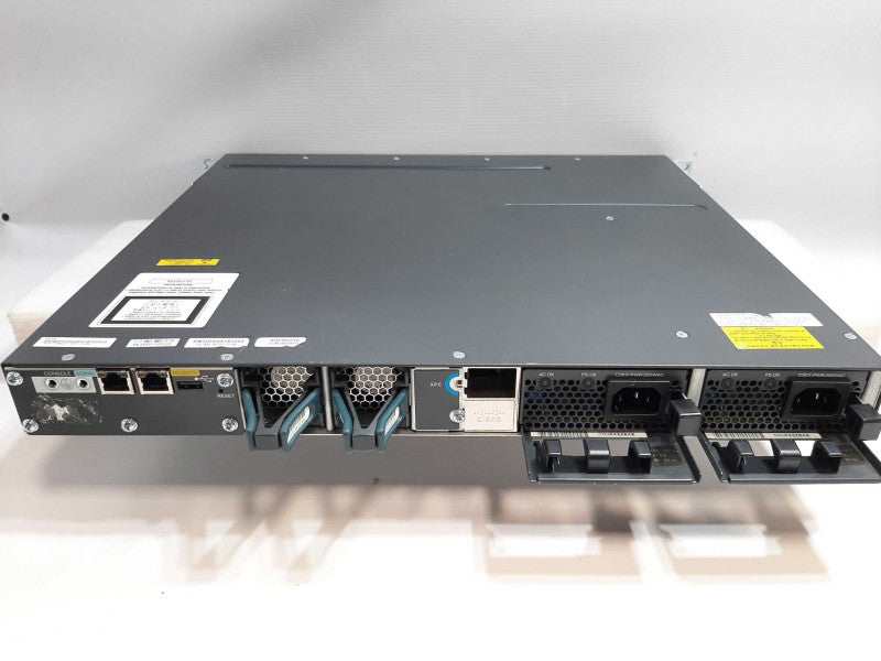 CISCO WS-C3560X-48T-E V04 48 Port PoE Switch + 2x 350W PSU FACTORY RESET ~
