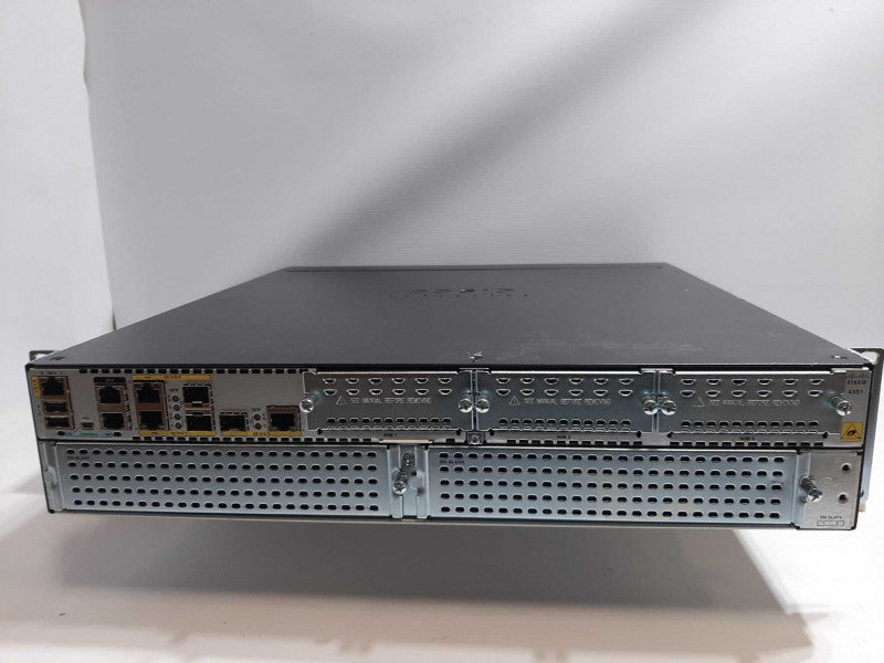 Cisco ISR4351/K9 Modular Gigabit Ethernet Router Rack-Mountable FCTY RESET ~