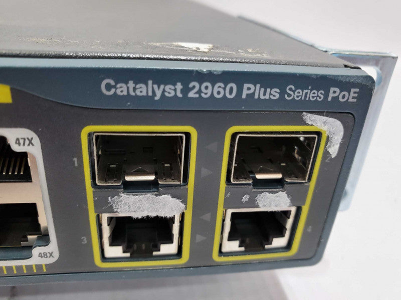 Cisco Catalyst 2960 WS-C2960-48PST-L V02 48-Port Giga Managed Switch _Reseted )
