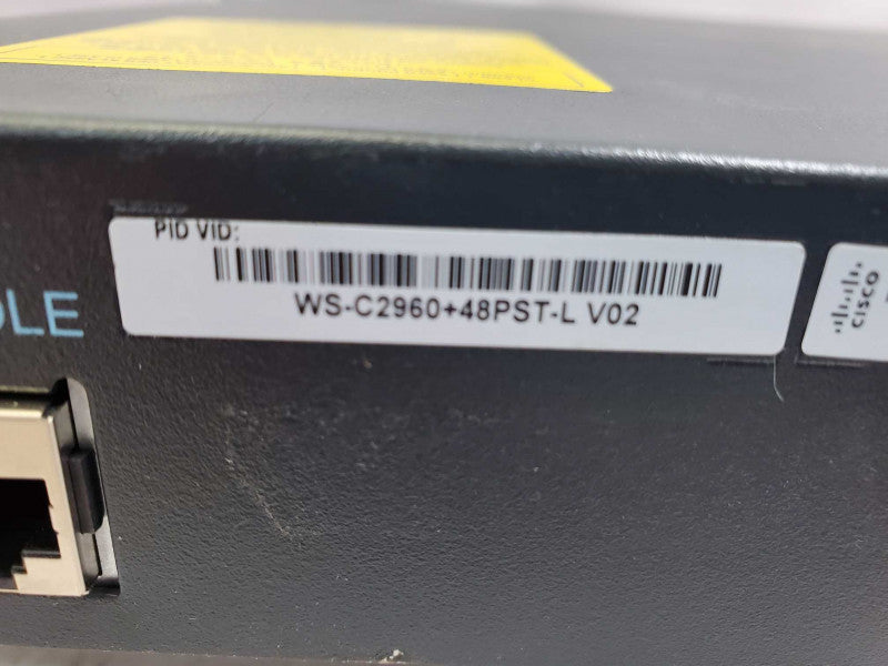 Cisco Catalyst 2960 WS-C2960-48PST-L V02 48-Port Giga Managed Switch _Reseted )