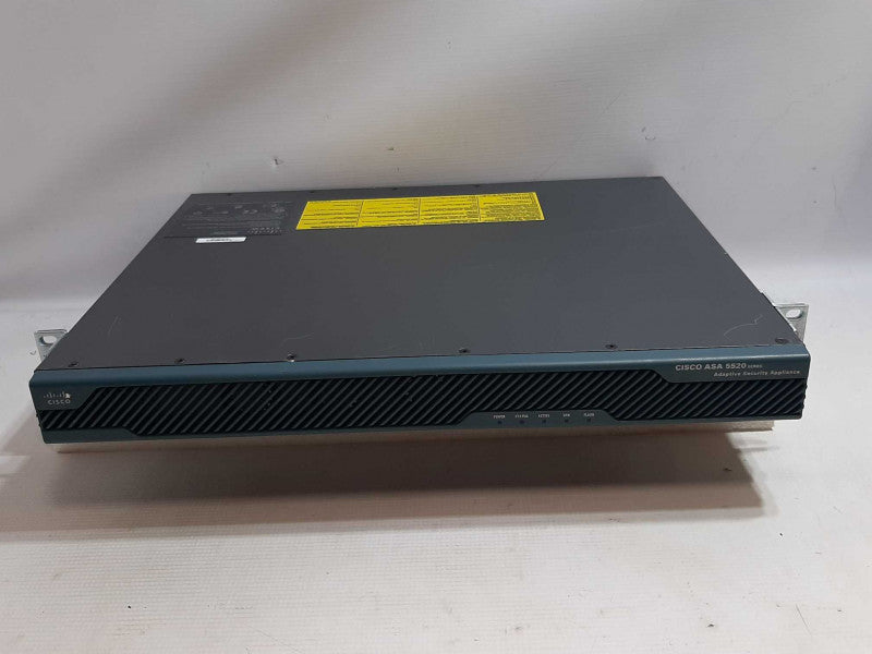 Cisco ASA5520 v08 Adaptative Security Appliance Firewall, FCTY RESET ~