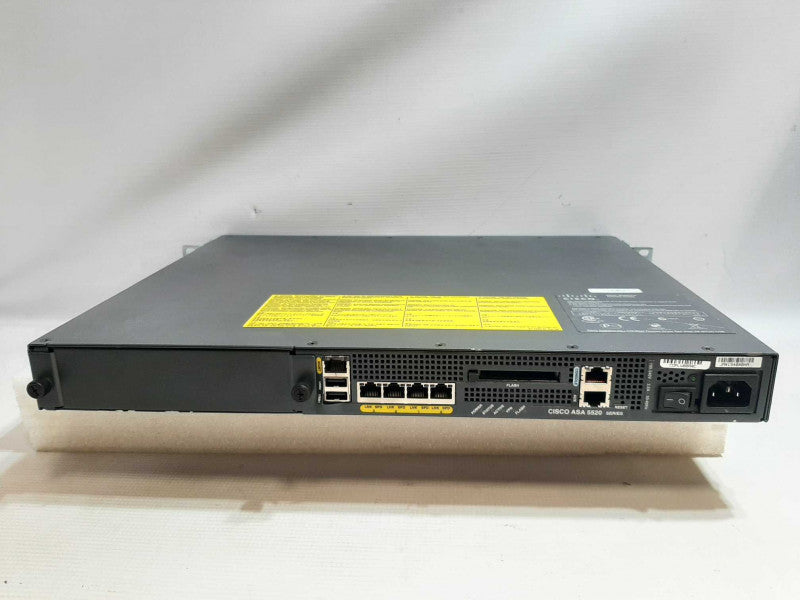 Cisco ASA5520 v08 Adaptative Security Appliance Firewall, FCTY RESET ~