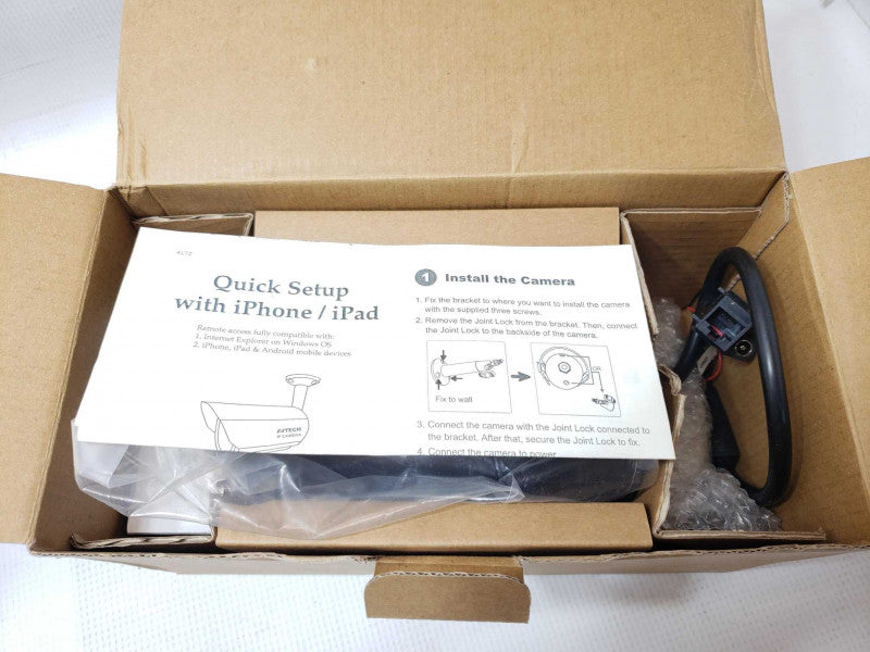 AVTECH Network Camera AVN257ZN/F38 w/ Power adapter & Mounting kit [