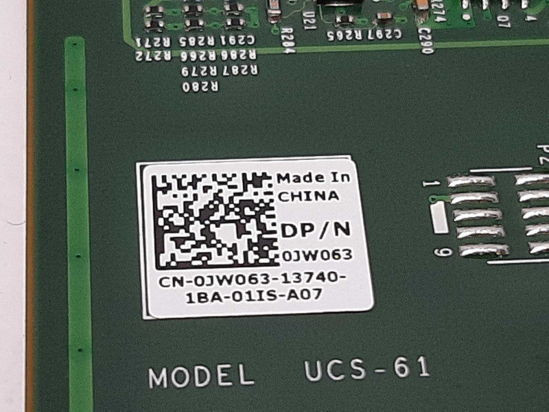 Dell UCS-61 SAS 6/iR RAID Controller Card w/ Cable 0JW063 +
