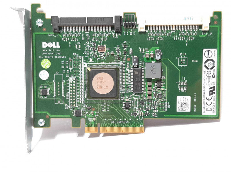 Dell UCS-61 SAS 6/iR RAID Controller Card w/ Cable 0JW063 +