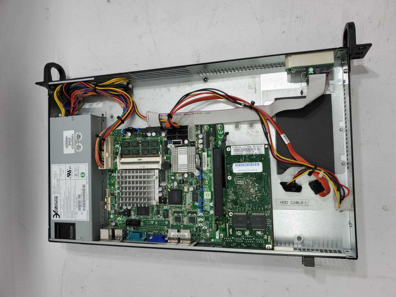 SuperMicro 502-2, X7SP(A,E,F) Series, ATOM D525 1.8GHz, 4GB DDR3 |