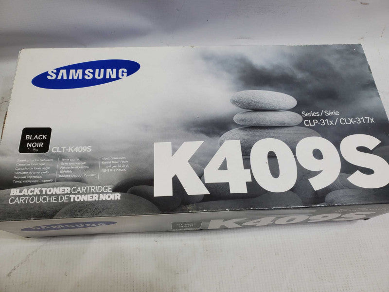 Samsung CLT-K409S Black Toner Cartridge, CLP-31x Series _ Original box )