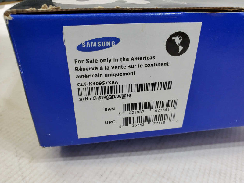 Samsung CLT-K409S Black Toner Cartridge, CLP-31x Series _ Original box )