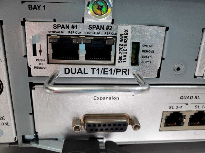 Mitel 580.1003 HX Controller With Dual T1/E1/PRI Cards )