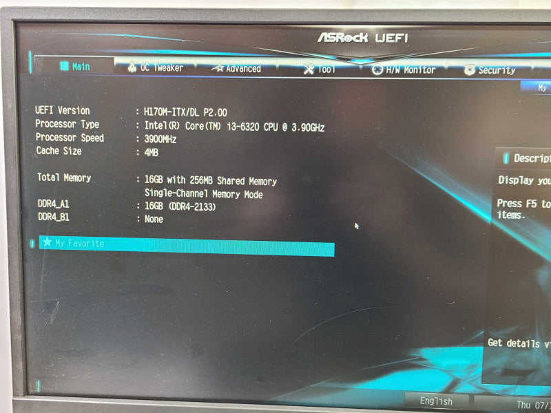 SuperLogics Rack Mount Industrial PC Intel Core i3-6320 @ 3.90Ghz 16GB No HDD [