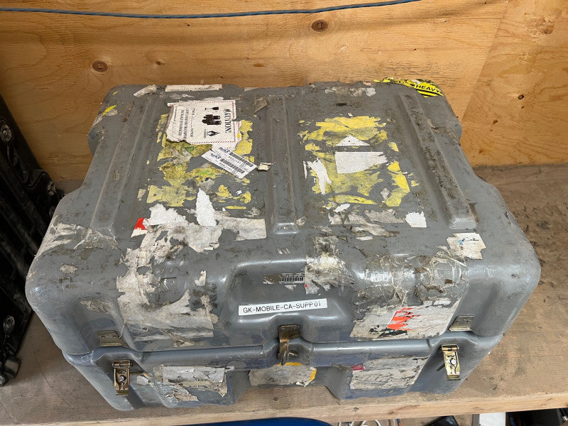 Hard Suitcase size with foam slots inside 24x18x14