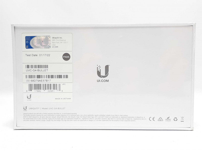 [Sealed Box] Ubiquiti Unifi Protect G4 Bullet Camera UVC-G4-BULLET +