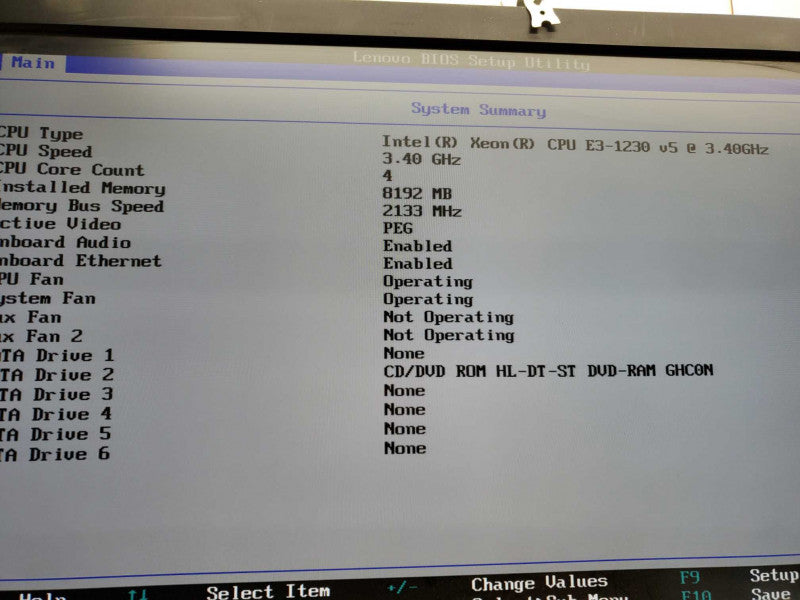 Lenovo ThinkStation P310, Xeon E3-1230 V5 @3.4GHz, 8GB RAM, Quadro K620 )