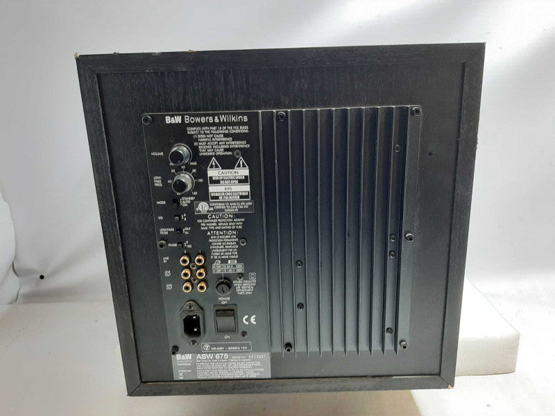 Bowers & Wilkins B&W ASW 675 Subwoofer ~