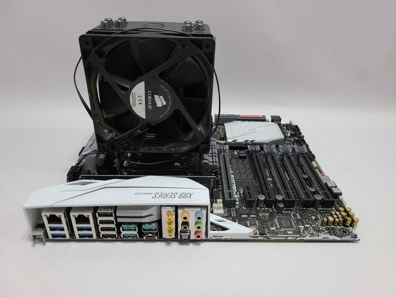 ASUS X99-Deluxe II w/ Xeon E5-2680 v3 @ 2.50Ghz / 8GB / Cooler Master CPU Fan [