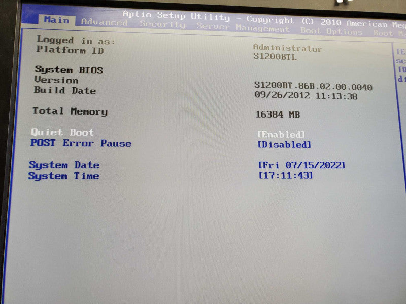 Custom Server, Core I3-3220 @ 3.3GHz, 16GB RAM, No RAID, 1x PSU, 12 x 3.5\\" )