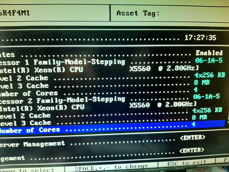 Dell PowerEdge T410, 2x Xeon X5560 2.8GHz QC/8GB, 2x PSUs PERC 6/i, No HDDs ~