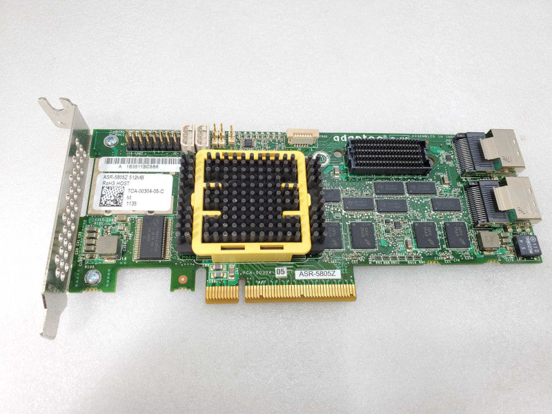 Adaptec ASR-5805Z SAS/SATA 512MB RAID Controller Card )